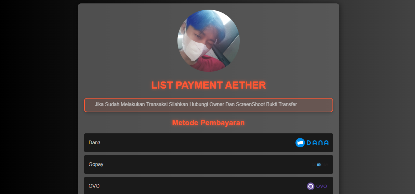 List of Payment